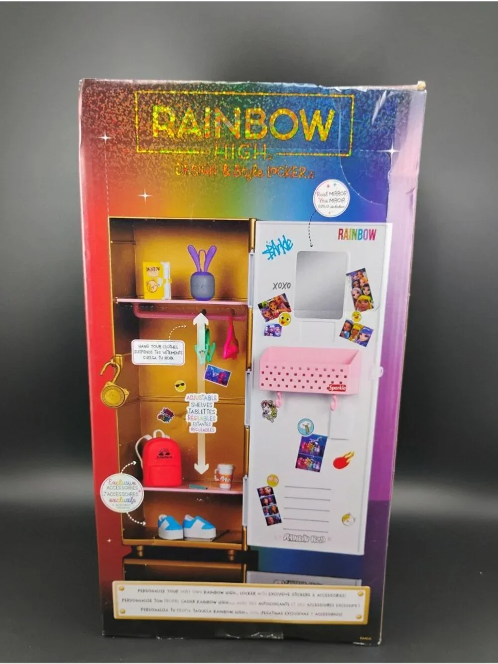 Rainbow High Design & Style Locker Playset With Accessories - Picture 2 of 8